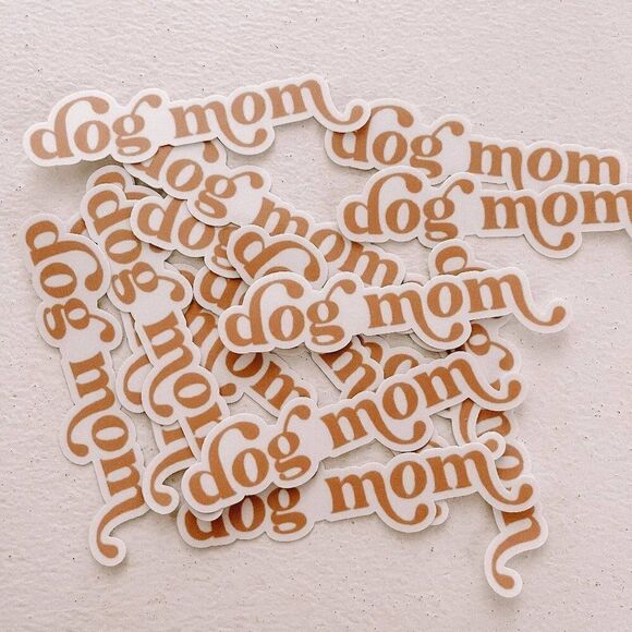 Dog Mom Stickers  (ONE STICKER) - Picture 1 of 2